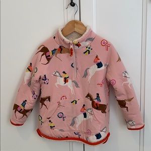 Mini Boden girl’s reversible pull-over (size 5-6)